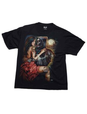 S03 Death Black T-Shirt Front View